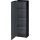 Duravit Halbhochschrank L -CUBE 400x243x1320mm A li nks schwarz hochglanz LC1168L4040