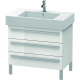 Duravit Waschtischunterba u X-LARGE 800x470x588mm w e hgl lack XL655308585