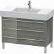 Duravit Waschtischunterba u X-LARGE 1000x470x588mm flan gr hgl XL655408989