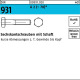 Sechskantschraube DIN 931 Schaft M24x 85 A 2 (- 70 ) 1 Stück 009319200240085