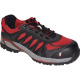 Sicherheitsschuh PRO STEP Gr.42 schwarz/rot S1P SRC EN ISO 20345,EN 61340-4-3 7410-42