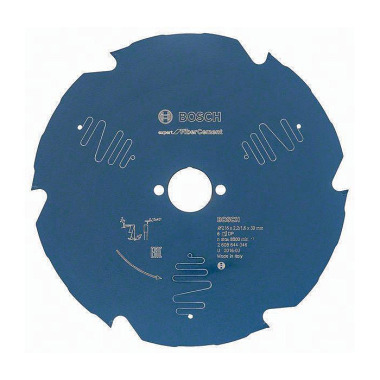 Kreissägeblatt AD 216mm Z.6 TCG Bohr.30mm Schnitt-B.2,2mm HM BOSCH 2608644346