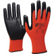 Handschuhe Nitril Foam Gr.11 rot/schwarz Nyl.m.Nitrilschaum EN 388 PSA II NITRAS 3510-11