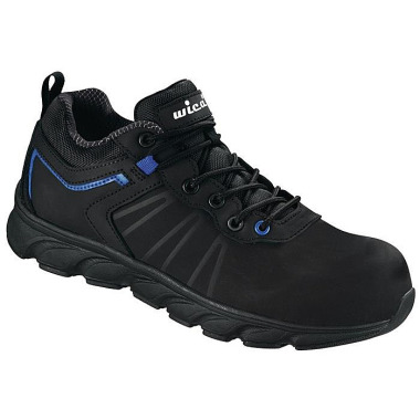 Sicherheitsschuh VEZZO Gr.40 W.10,5 schwarz/blau S3 SRC EN20345 Action-Nubukleder WICA 34331-40