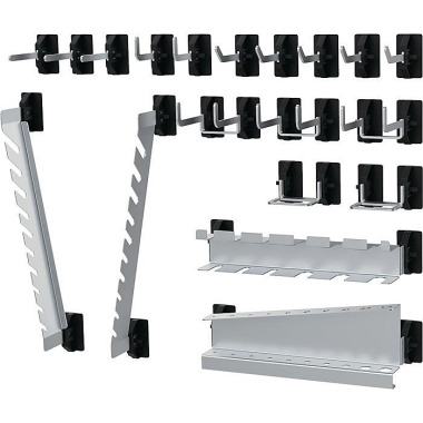 Werkzeughaltersortiment SimplaClip B2xH6mm 10 Haken/3 Doppelhaken/5 Hal. CLSC 18 NW