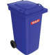 Müllgroßbehälter 240l HDPE blau fahrbar,n.EN 840 SULO 1072605