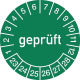 Mehrjahresprüfplakette D.15mm gepr.2023-2028 Folie 104130