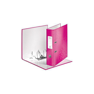 Leitz Ordner WOW 10050023 DIN A4 80mm Pappe pink 120100736