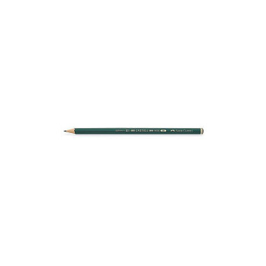 Faber-Castell Bleistift C ASTELL 9000 119005 5B dun kelgrün 306000365