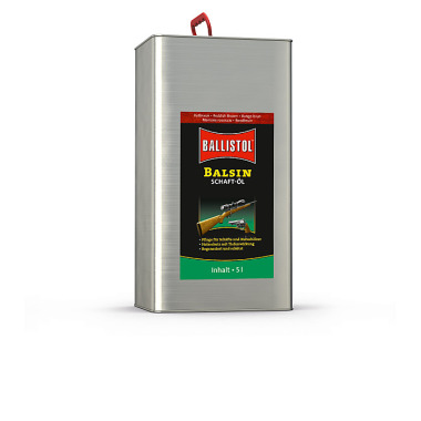 BALLISTOL Balsin Schaftöl rotbraun, 5 Liter 23080