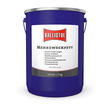 BALLISTOL Mehrzweckfett Eimer, 5 kg DE/FR/IT/NL/CS/SE/SK/RO 25352