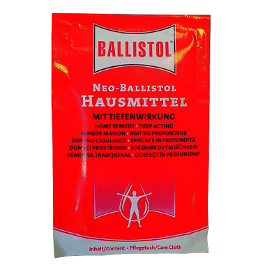 BALLISTOL Neo-Hausmittel Tuch, (Sachet) DE/EN/FR/IT/RO/CS 26250