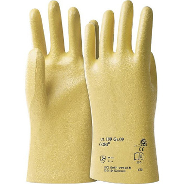 Honeywell Handschuhe Gobi 109 Gr.9 gelb BW-Trikot m.Nitril EN 388 PSA II HONEYWELL 010909141E