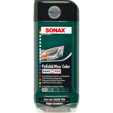 Sonax Polish & Wax Color NanoPro grün 500 ml 02967000