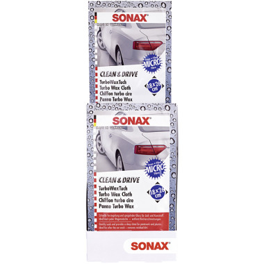 Sonax Clean&Drive TurboWaxTuch 18x26 Thekendisplay 04142000