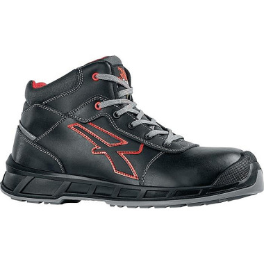 U - Power Sicherheitsstiefel Sting Gr.40 schwarz-rot S3 CI SRC ESD EN20345 Leder U.POWER RK10094-40