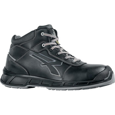 U - Power Sicherheitsstiefel Gaynor Gr.40 schwarz-grau S3 CI SRC ESD EN20345 Leder U.POWER RK10114-40