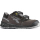 U - Power Sicherheitssandale Prince Gr.41 W.11 grau-grau Leder m.Mesh-Einsätzen RK30076-41