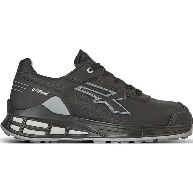 U - Power Sicherheitshalbschuh Zak Gr.42 schwarz/grau S3 CI SRC ESD EN20345 Mikrofaser U.POWER RN20094-42