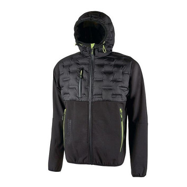 U - Power Hybrid-Softshelljacke Spock Gr.2XL schwarz/carbon U.POWER FU213BC-2XL