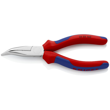 Knipex Flachrundzange mit Schneide (Radiozange) 25 25 160