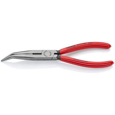 Knipex Flachrundzange mit Schneide (Storchschnabelzange) 26 21 200