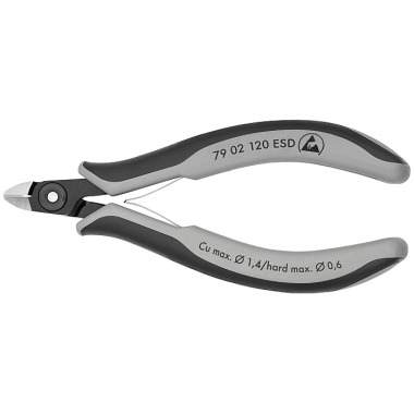 Knipex Präzisions-Elektronik-Seitenschneider ESD 79 02 120 ESD