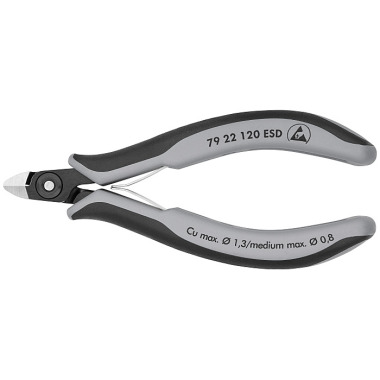 Knipex Präzisions-Elektronik-Seitenschneider ESD 79 22 120 ESD