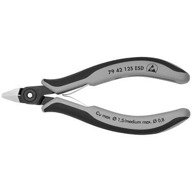 Knipex Präzisions-Elektronik-Seitenschneider ESD 79 42 125 ESD