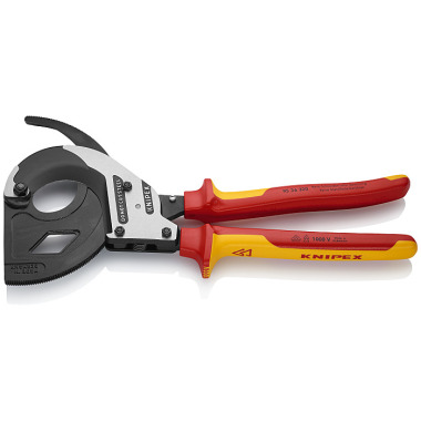 Knipex Kabelschneider (Ratschenprinzip, Dreigang) 95 36 320