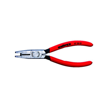 Knipex Crimpzange für Scotchlokverbinder mit Schneiden 155 mm mit Kunststoff überzogen poliert 97 50 01