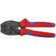 Knipex PreciForce® Crimpzange 220 mm brüniert mit Mehrkomponenten-Hüllen 97 52 34