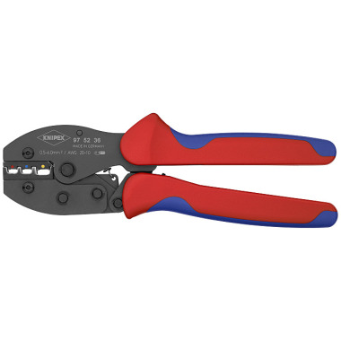 Knipex PreciForce® Crimpzange 220 mm brüniert mit Mehrkomponenten-Hüllen 97 52 36