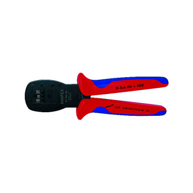 Knipex Crimpzange für Miniaturstecker Parallelcrimp 190 mm brüniert mit Mehrkomponenten-Hüllen 97 54 24