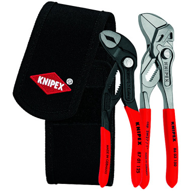 Knipex Mini-Zangenset in Werkzeuggürteltasche 00 20 72 V01