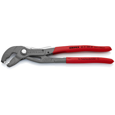 Knipex Federbandschellenzange mit Feststeller 85 51 250 AF