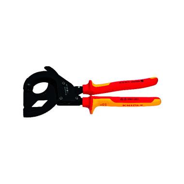 Knipex Kabelschneider (Ratschenprinzip) für stahlarmierte Kabel (SWA-Kabel) 95 36 315 A