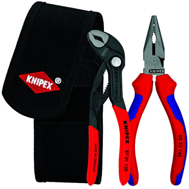 Knipex Mini-Zangenset in Werkzeuggürteltasche 00 20 72 V06