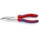 Knipex Flachrundzange mit Schneide (Storchschnabelzange) 26 25 200 T BK