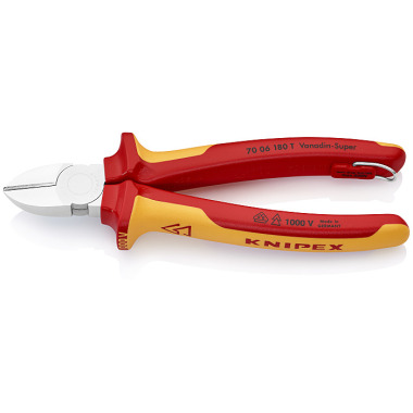 Knipex Seitenschneider mit Befestigungsöse 70 06 180 T