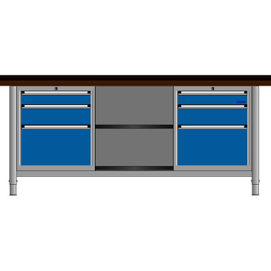 LOKOMA WERKBANK N-KW 200/6/OS MULTI 6 SCHUBL. TA 2x100,2x150,2x300 00.05.8623