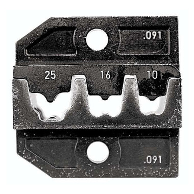 Rennsteig Crimpeinsatz für Aderendhülsen 10,0 / 16,0 / 25,0 mm² 624 091 3 0