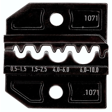 Rennsteig Crimpeinsatz für unisolierte Verbinder 0,5 - 10,0 mm² nach DIN 46267 624 1071 3 0