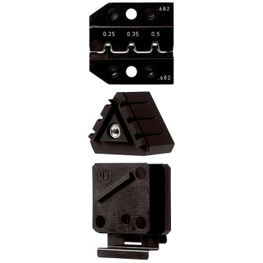 Rennsteig Crimpeinsatz mit Kontaktaufnahme und Drahtanschlag für gerollte und gestanzte Kontakte 0,25 - 0,5 mm² 624 682 3 012