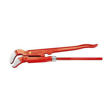 VBW S-Maul-Rohrzange rot lackiert poliert 1½" 38,1mm 100 015