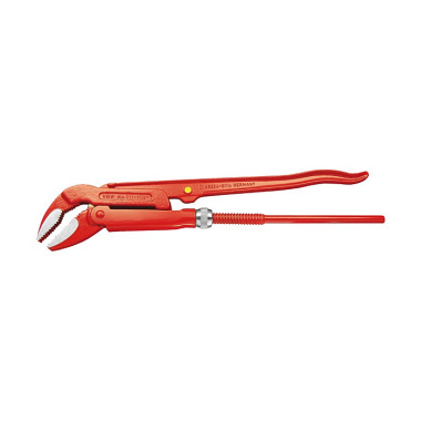 VBW Eck-Rohrzange 45° rot lackiert poliert 1" 25,4mm 111 010