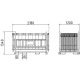 Schake Absperrschrankengitter SET Typ 32001 bestehend aus:1 x Stapelpalette mit 4 herausnehmbaren Holmen (Art.- Nr. 32001-0)20 x Absperrschrankengitter N 33420K-32001-0