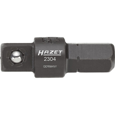 HAZET Adapter - Sechskant massiv 6,3 (1/4 Zoll) - Vierkant massiv 6,3 mm (1/4 Zoll) 2304