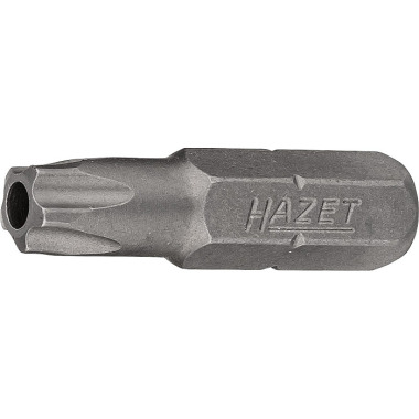 HAZET 5-Stern-Bit - Sechskant massiv 6,3 (1/4 Zoll) - Innen-5-Stern Profil mit Zapfen 2225-30H