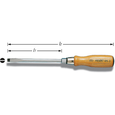 HAZET Schraubendreher Schlitzschrauben b: 10mm h: 1.6mm 815-4